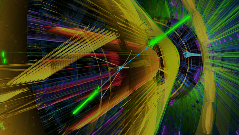 Simulation of the decay of a Higgs boson into two photons in the ATLAS detector at the LHC